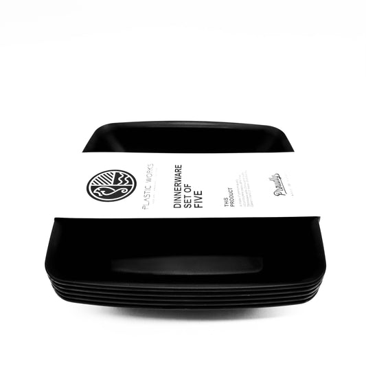 Pure PP Plates (20×20 cm) Set of 10