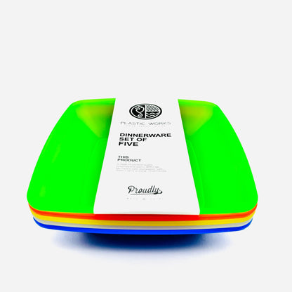 Pure PP Plates (20×20 cm) Set of 10