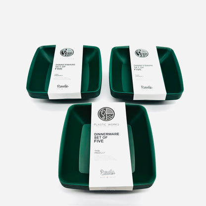 Pure PP Plates (20×20 cm) Set of 10